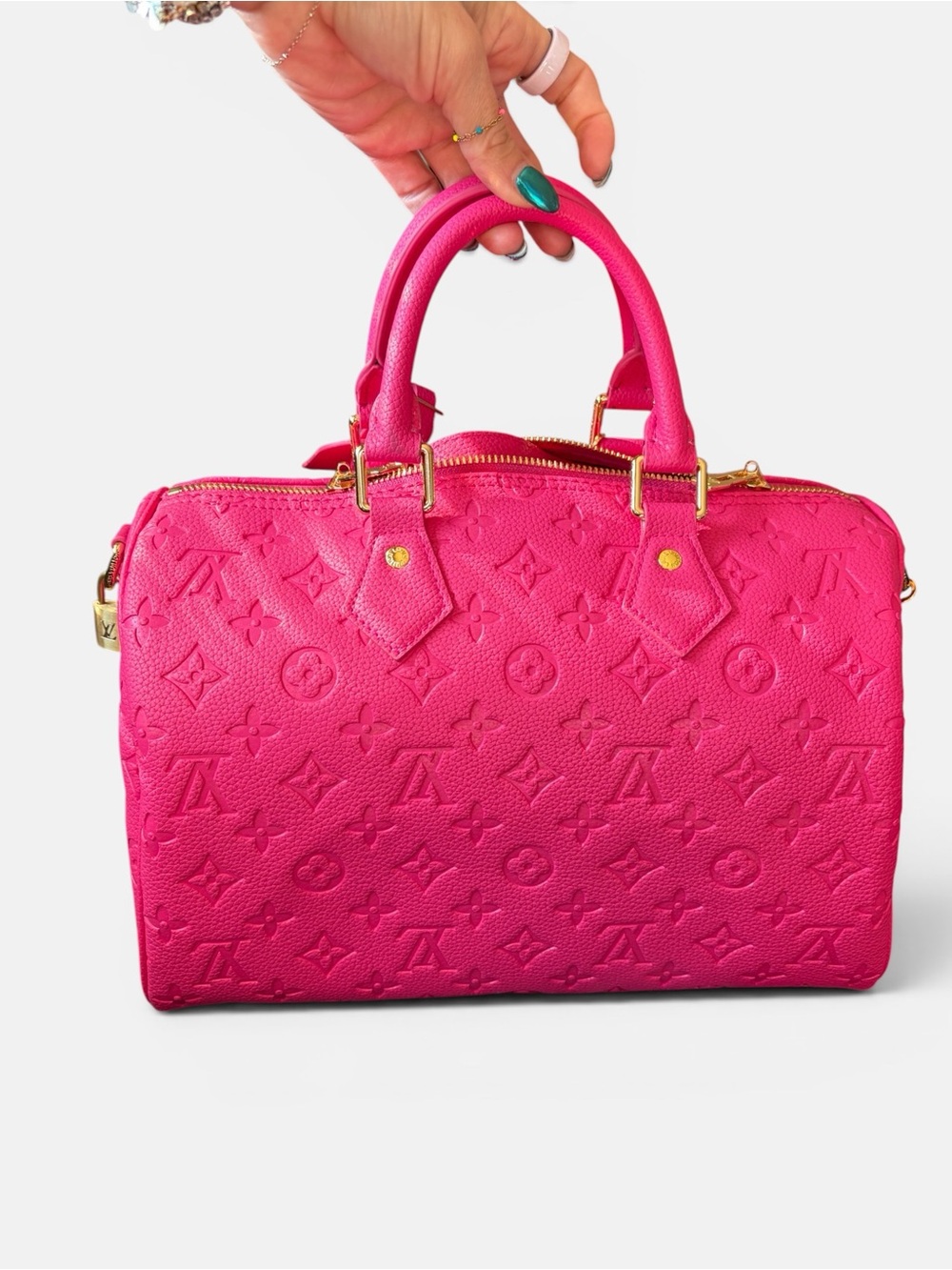 Hot Pink Soft leather speedy - Picture 1 of 11